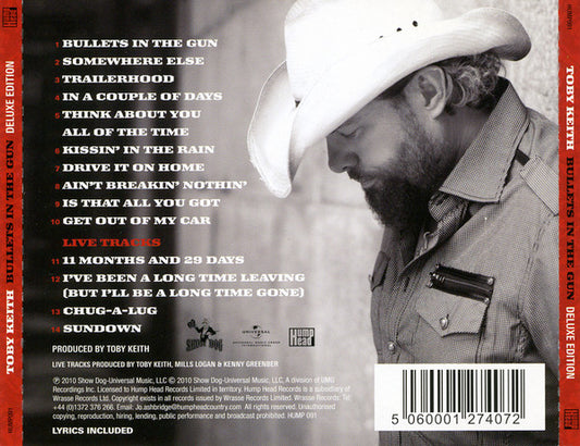 TOBY KEITH - BULLETS IN THE GUN DELUXE CD