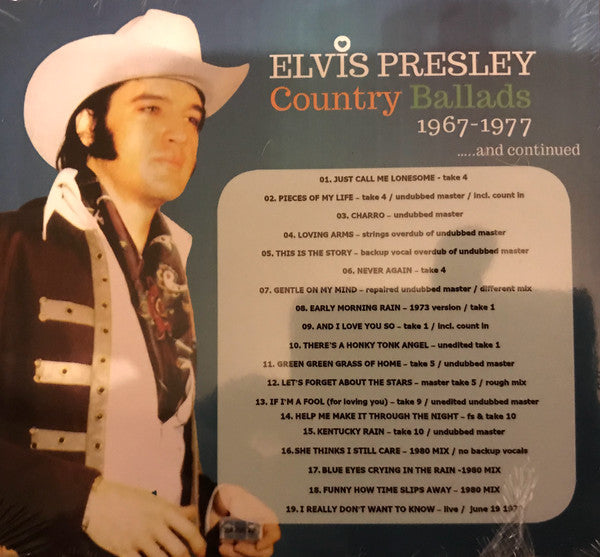 ELVIS PRESLEY - COUNTRY BALLADS 1967-1977 ... AND CONTINUED CD SEALED