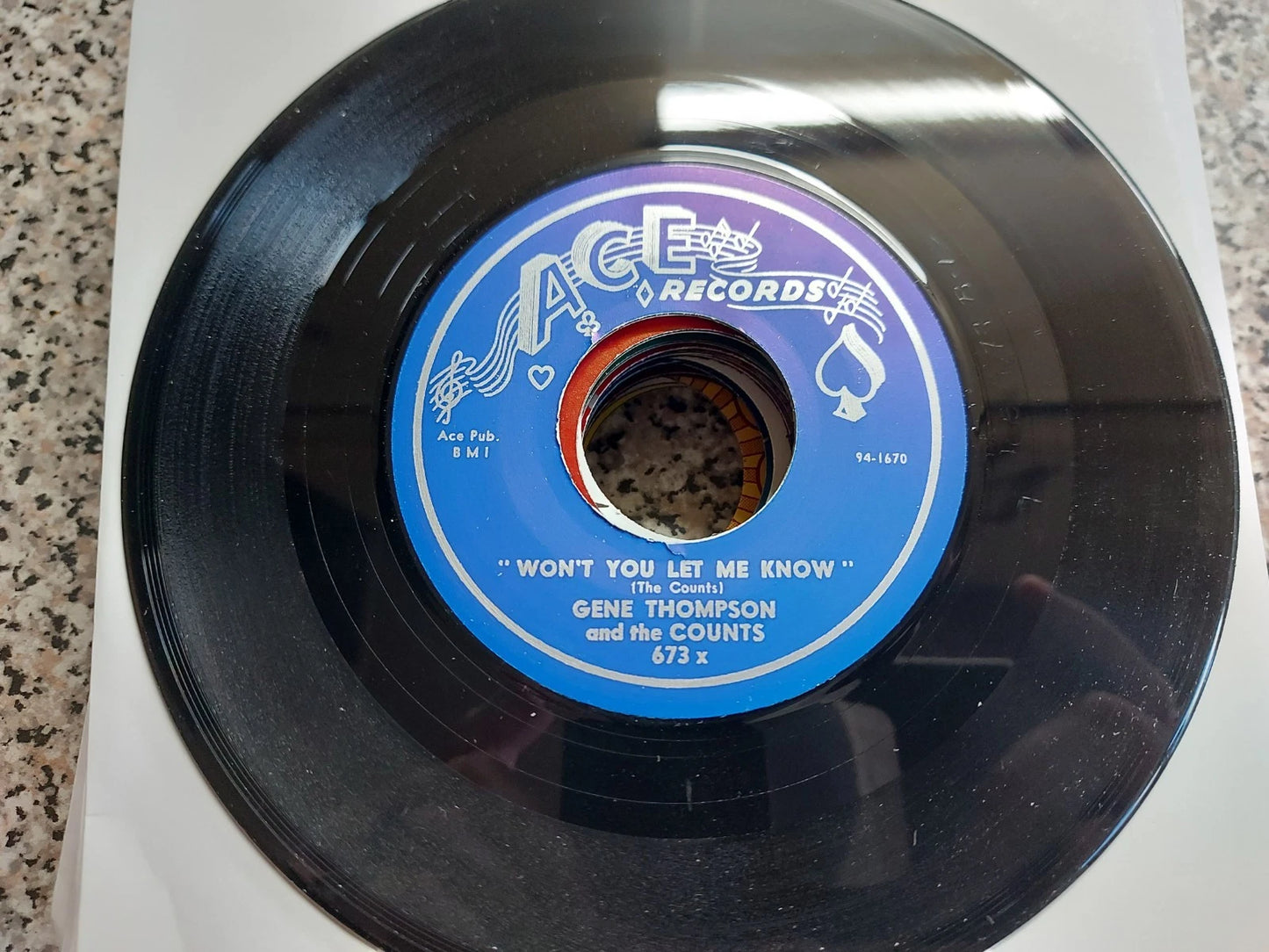 GENE THOMPSON AND THE COUNTS- YOU DONT LOVE ME / WONT YOU LET ME