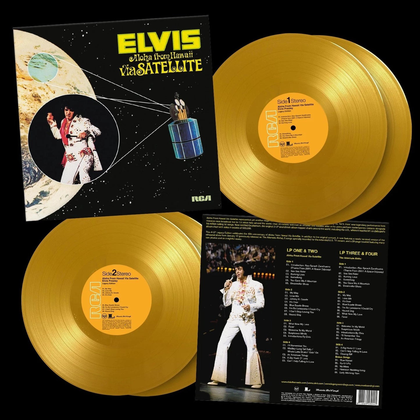 ELVIS PRESLEY - ALOHA FROM HAWAII (MUSIC ON VINYL 4LP COLOURED)