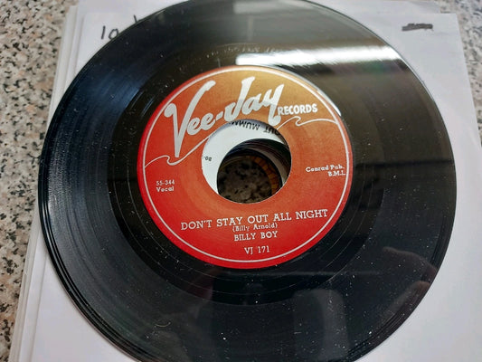 BILLY BOY- I AINT GOT YOU / DONT STAY OUT ALL NIGHT