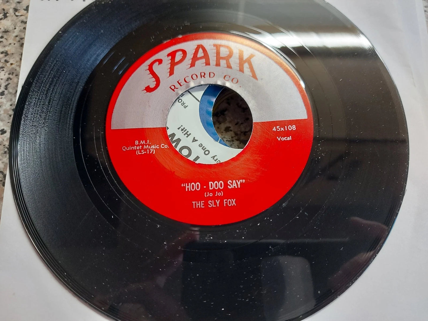 THE SLY FOX -  HOO DOO SAY /IM TIRED OF BEGGIN