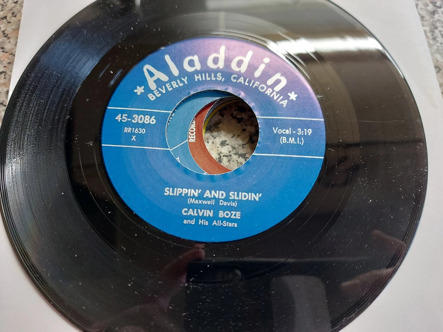 CALVIN BOZE - SLIPPIN AND SLIDIN / BABY YOUR TOPS WITH ME