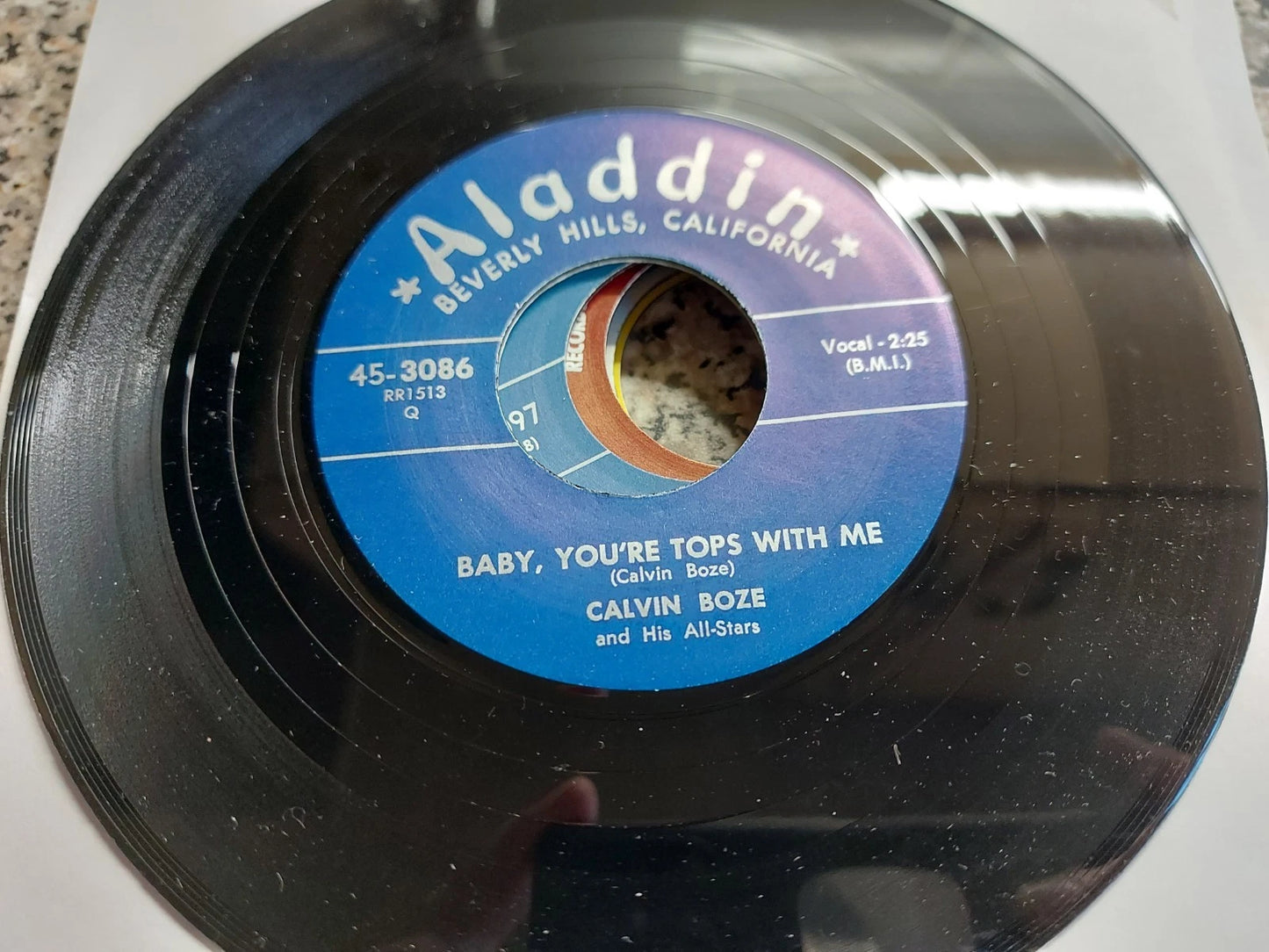 CALVIN BOZE - SLIPPIN AND SLIDIN / BABY YOUR TOPS WITH ME