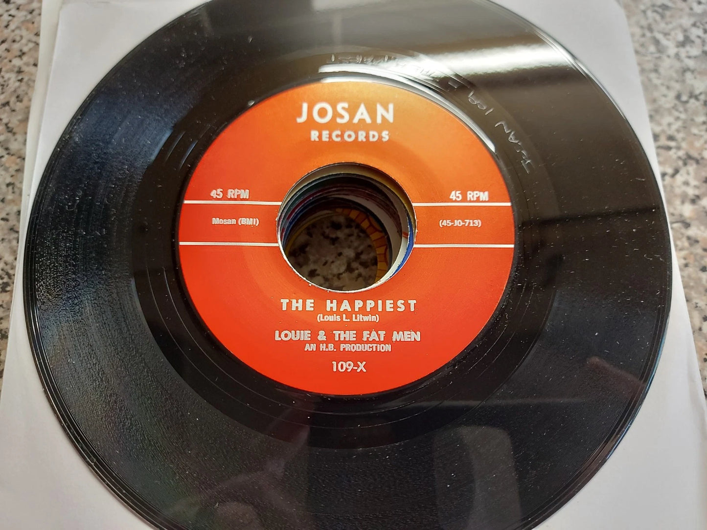 LOUIE & THE FAT MEN - THE HAPPIEST / FAT MAN