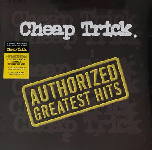 CHEAP TRICK - AUTHORIZED GREATEST HITS 2 LP VINYL