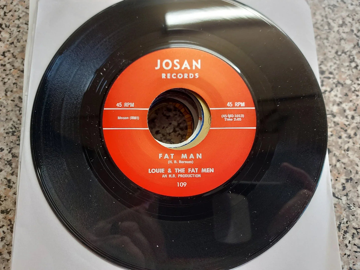 LOUIE & THE FAT MEN - THE HAPPIEST / FAT MAN