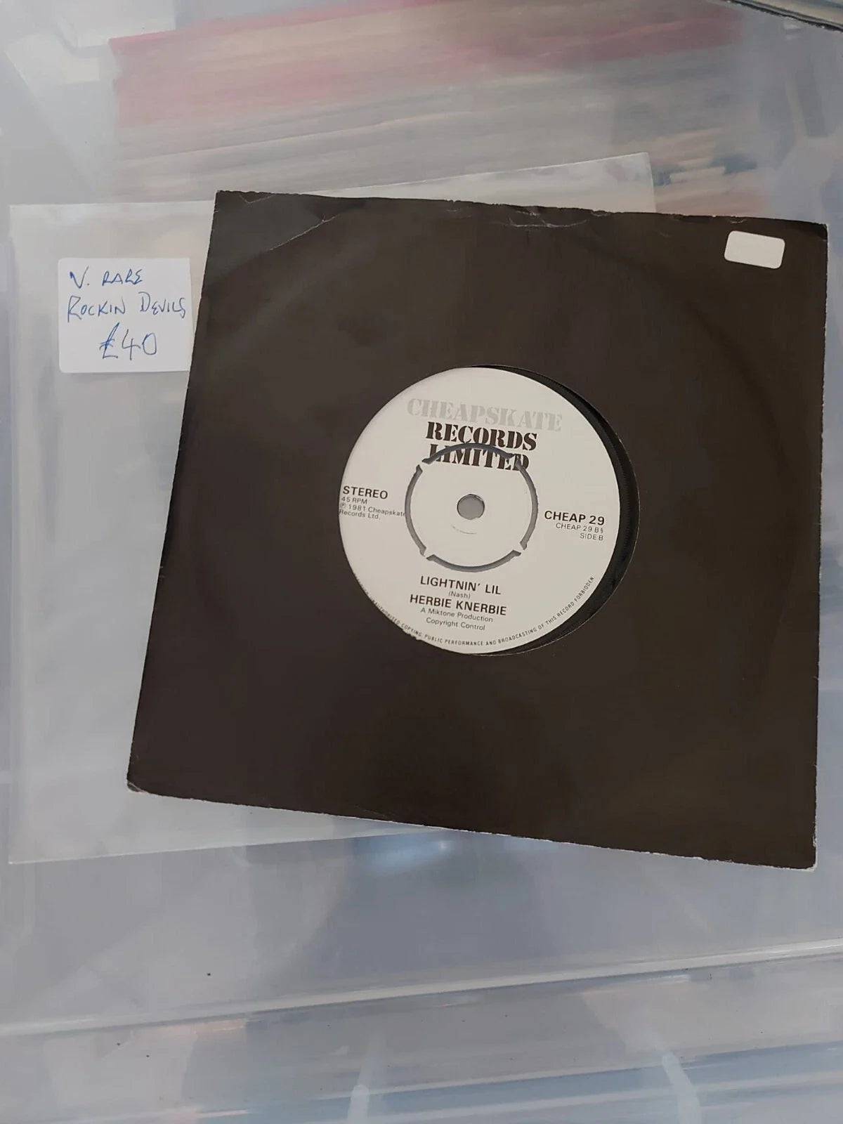 HERBIE KNERBIE- GREASER GRUMPLING'S 3.5 LITRE, HOME-MADE CHOPPER BIKE! RARE