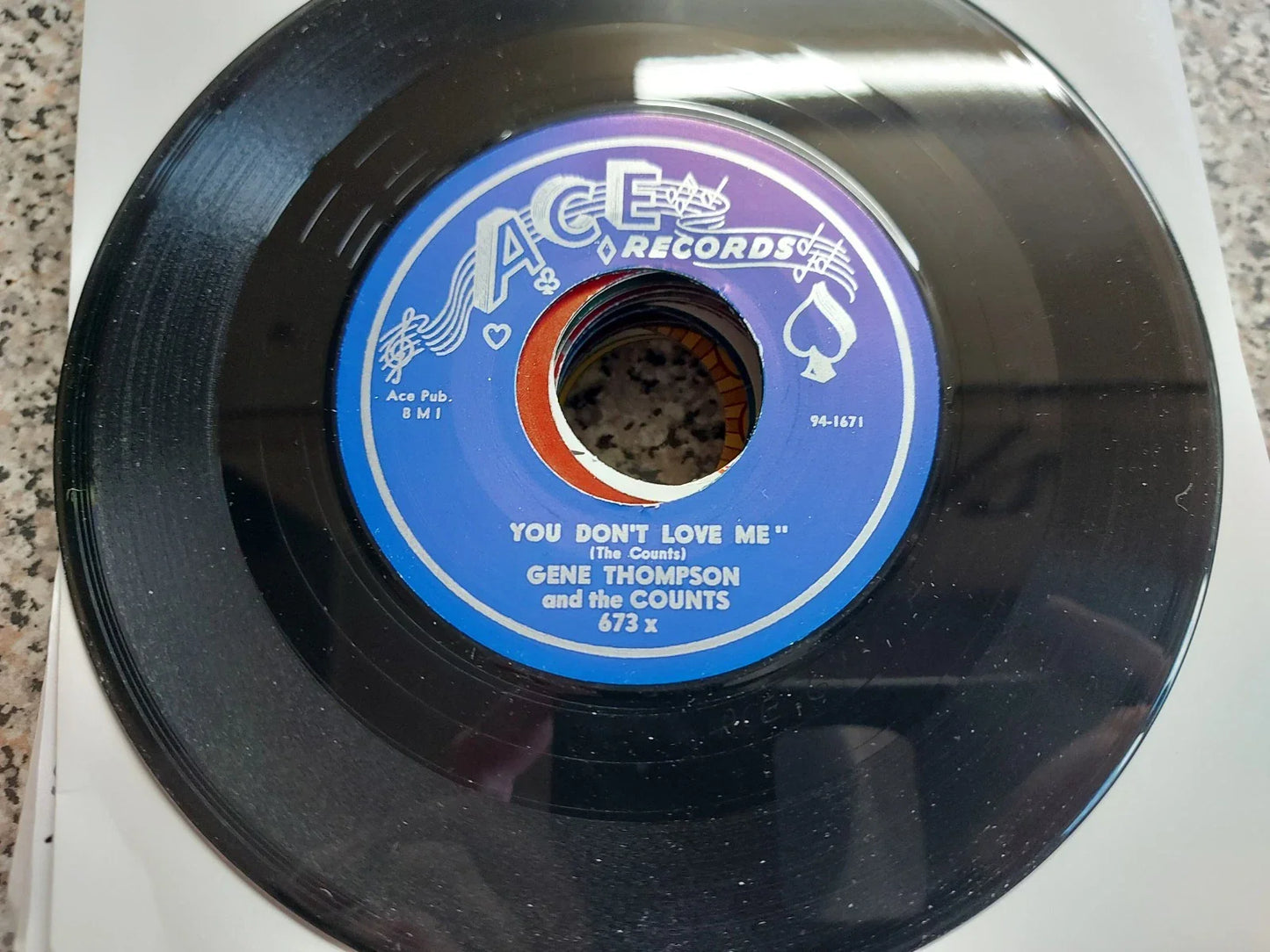 GENE THOMPSON AND THE COUNTS- YOU DONT LOVE ME / WONT YOU LET ME