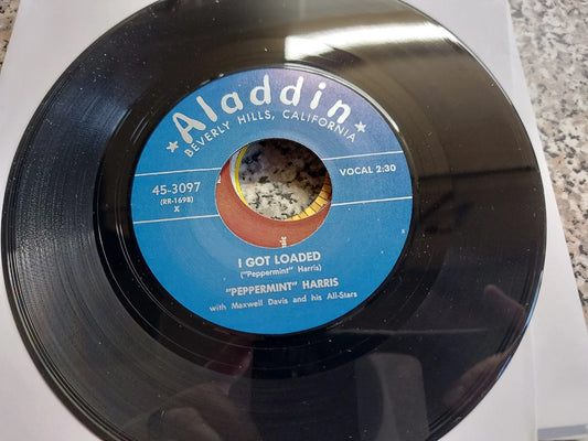 "PEPPERMINT" HARRIS - I GOT LOADED /  MAGGIES BOOGIE