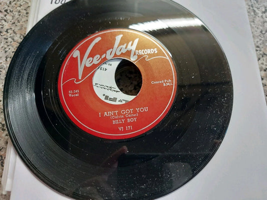 BILLY BOY- I AINT GOT YOU / DONT STAY OUT ALL NIGHT