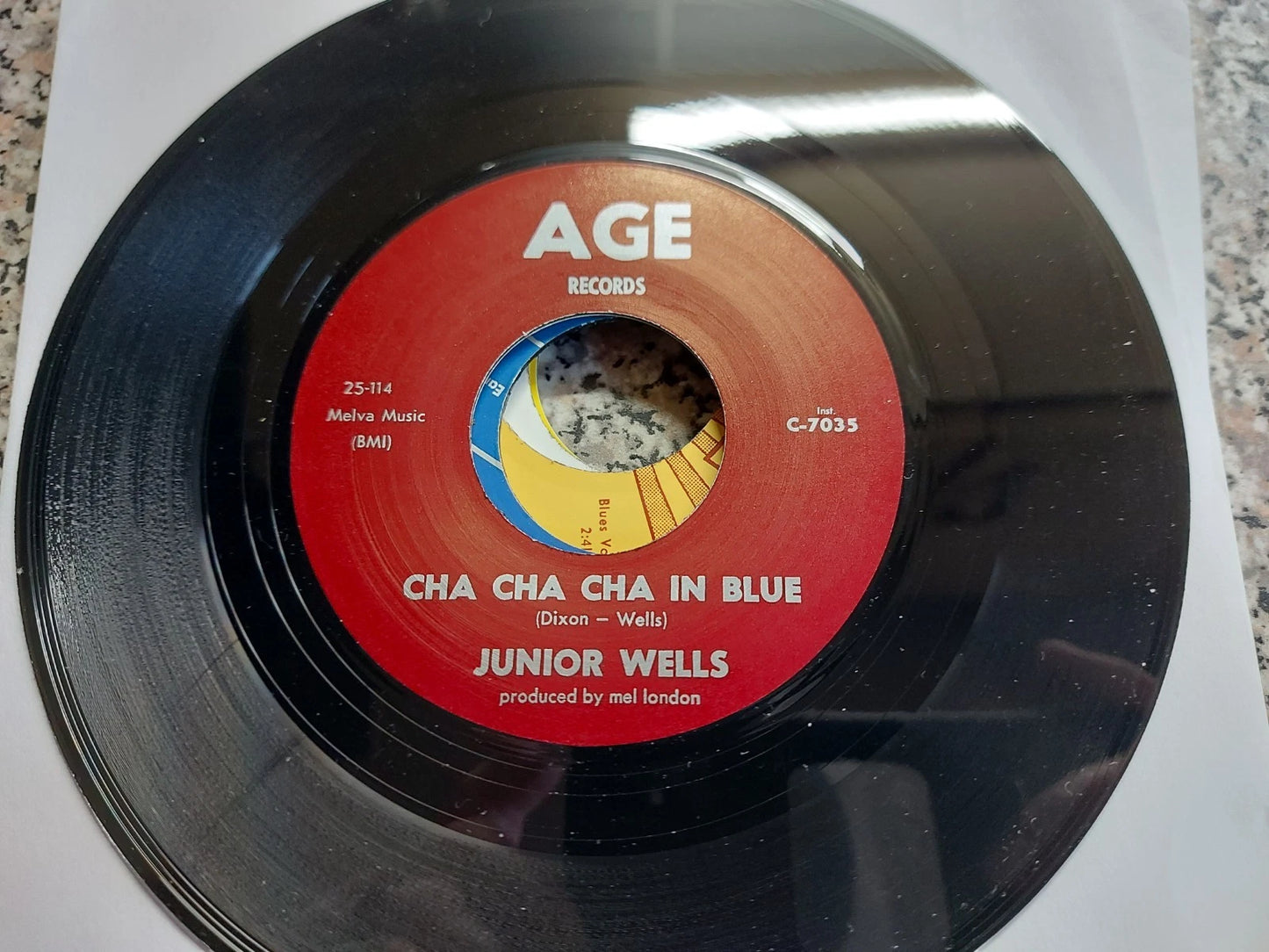 RICKY ALLEN - CUT YOU A LOSE / JUNIOR WELLS -CHA CHA CHA IN BLUE