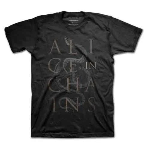 Alice In Chains Unisex T-Shirt: Snakes (Black)